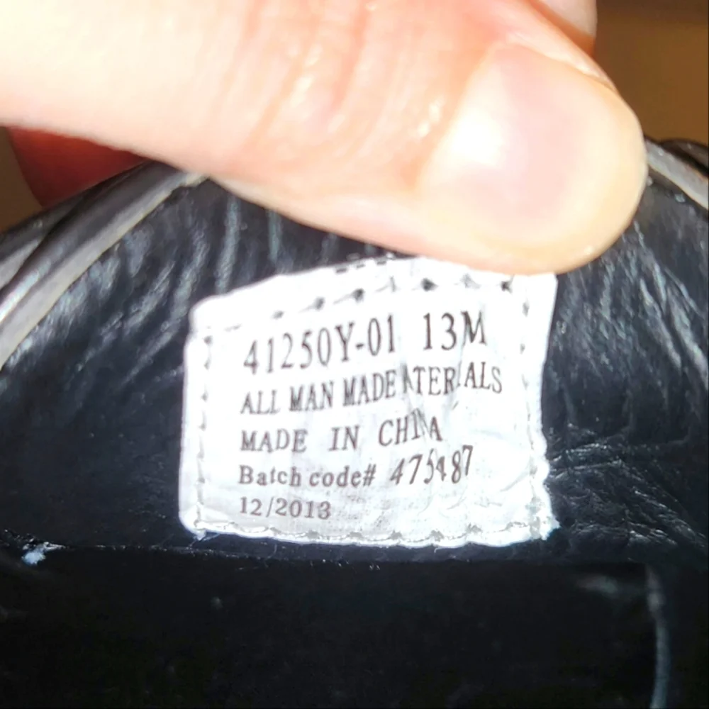 Stacy Adams Black Boy's Dress Shoes
